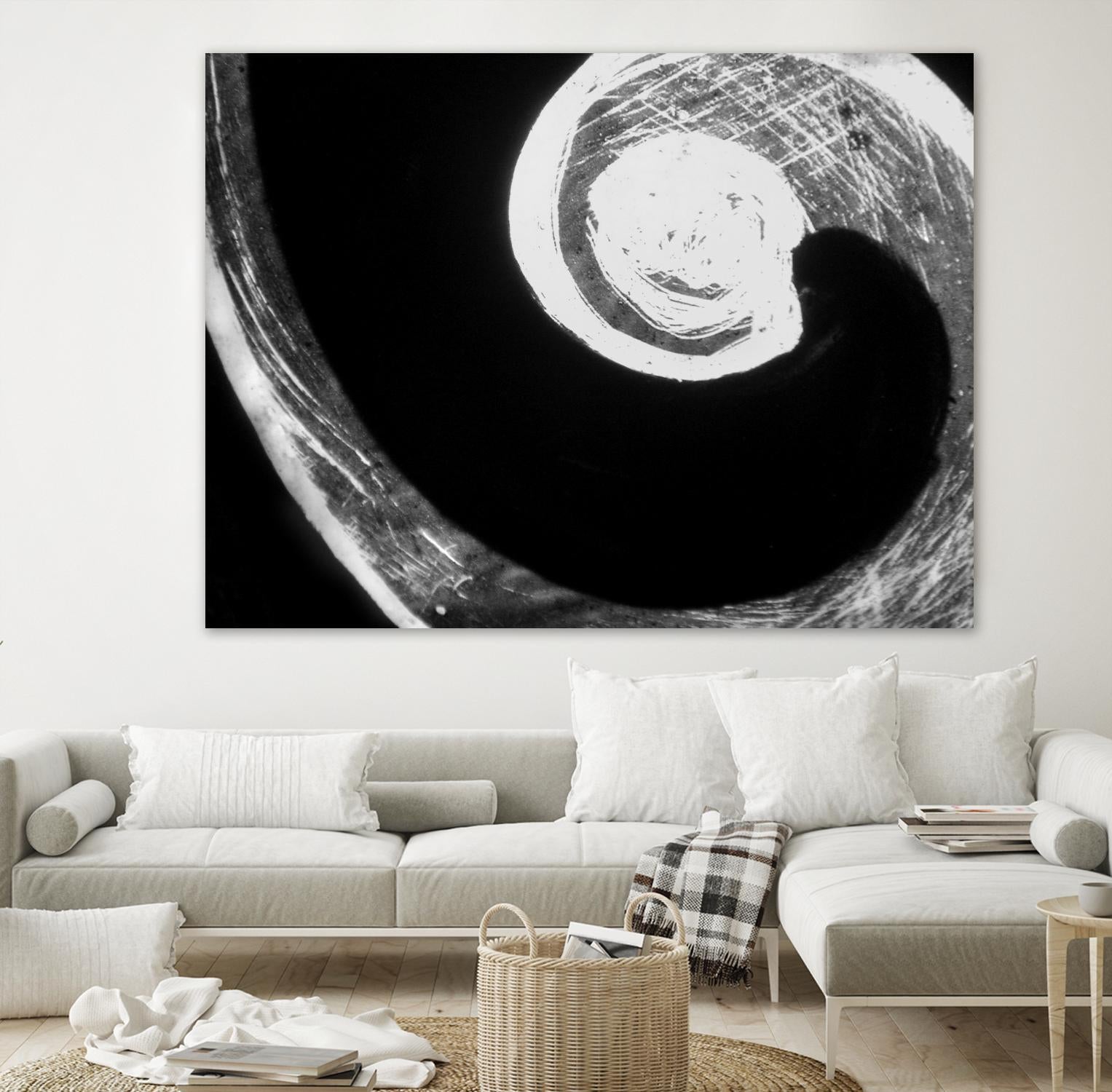 Textural Abstraction III by Jim Christensen on GIANT ART - white abstract