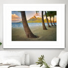 Palm Island by Dennis Frates on GIANT ART - blue tropical