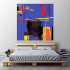 Memories I by Daniel Tollas on GIANT ART - yellow abstract