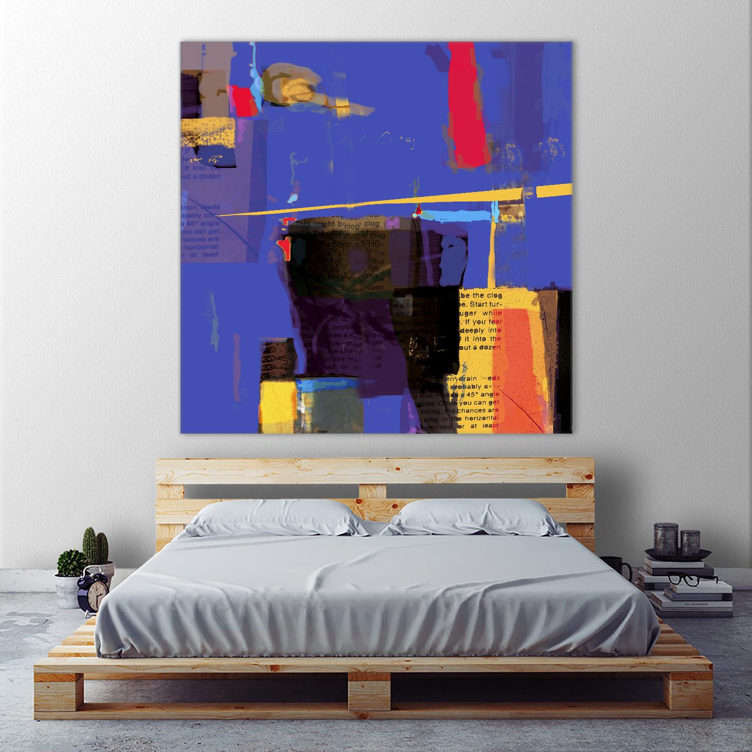 Memories I by Daniel Tollas on GIANT ART - yellow abstract