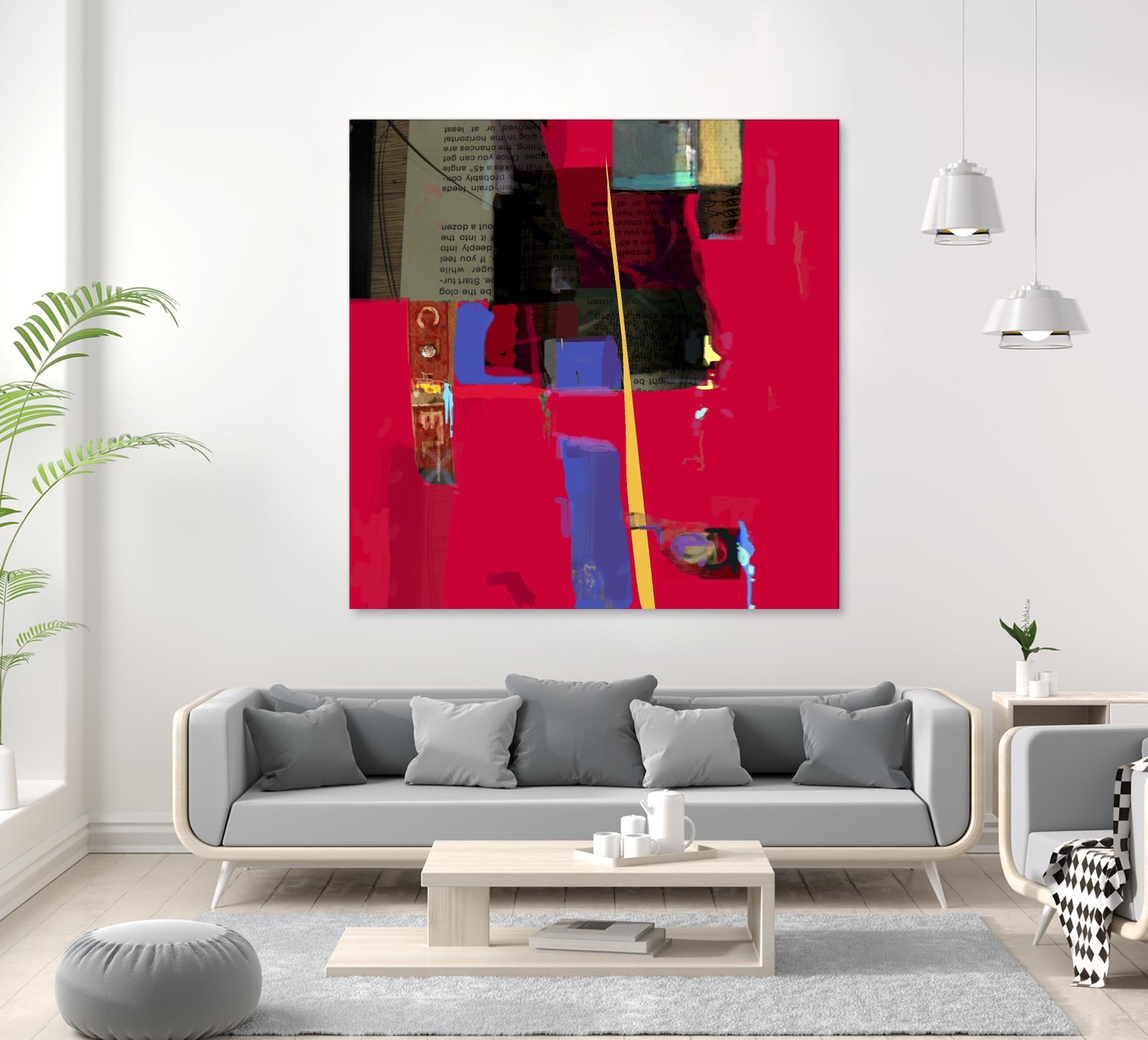 Memories II by Daniel Tollas on GIANT ART - purple abstract