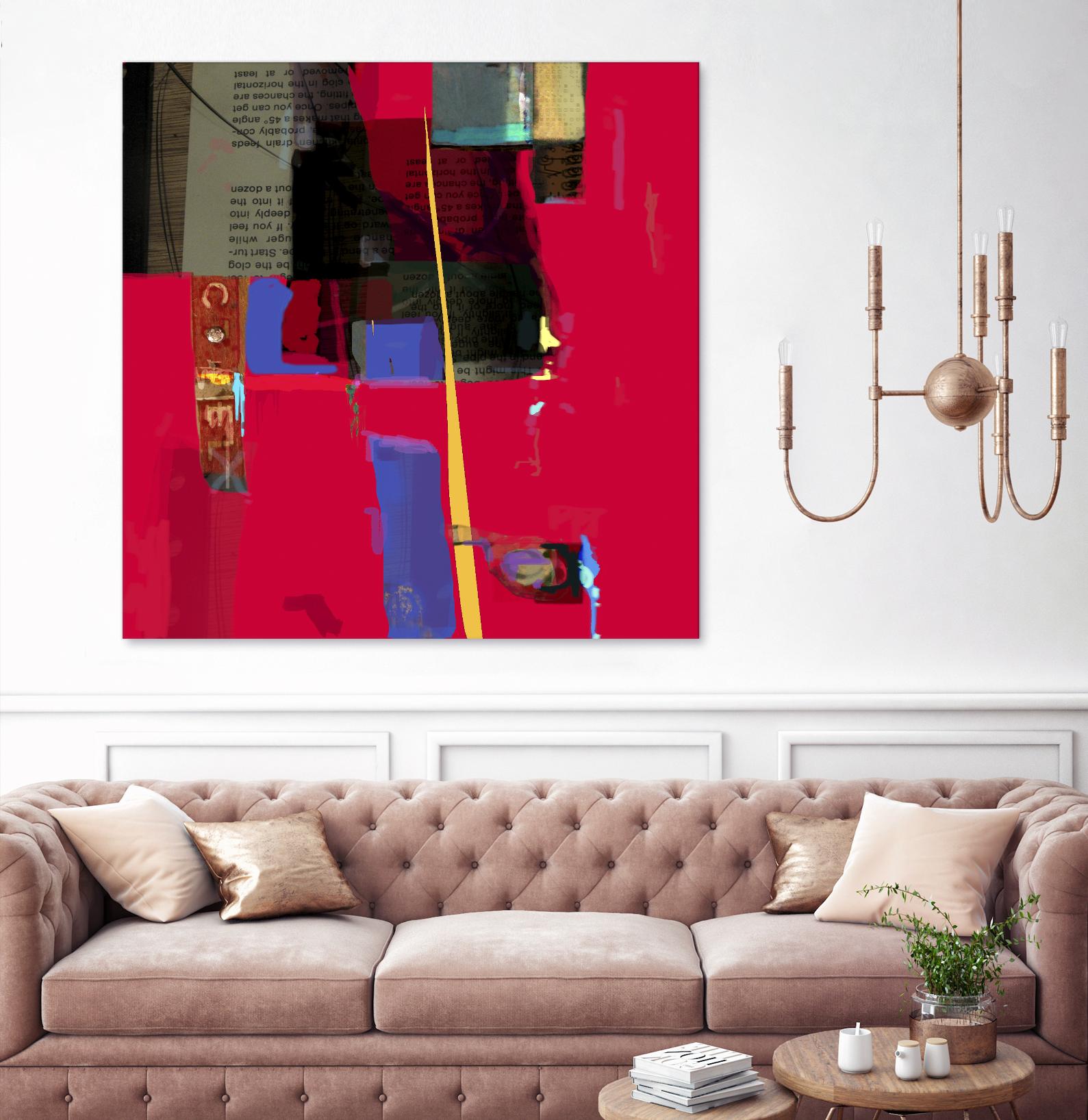 Memories II by Daniel Tollas on GIANT ART - purple abstract
