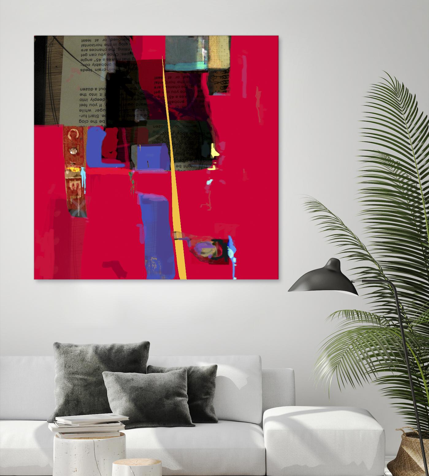 Memories II by Daniel Tollas on GIANT ART - purple abstract