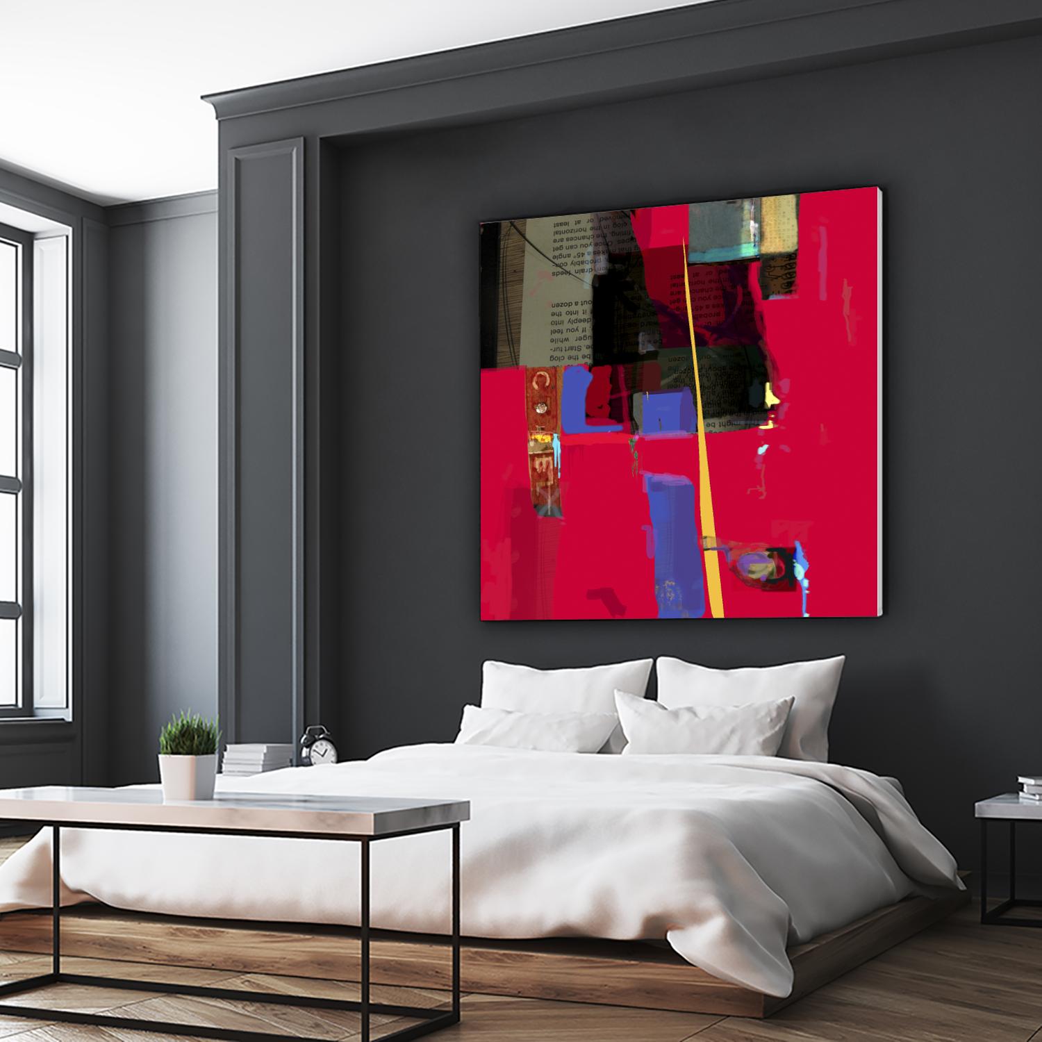 Memories II by Daniel Tollas on GIANT ART - purple abstract