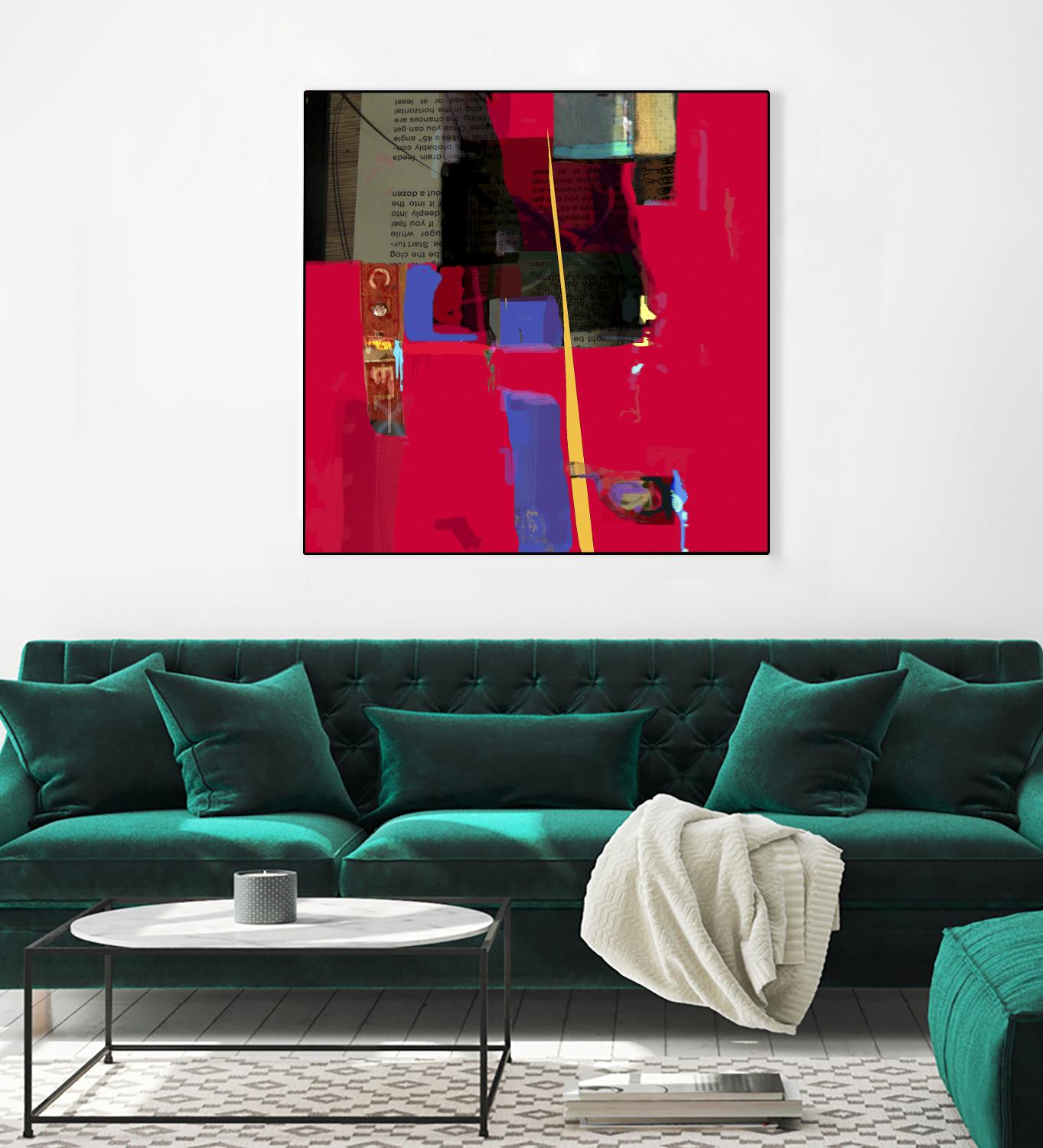 Memories II by Daniel Tollas on GIANT ART - purple abstract