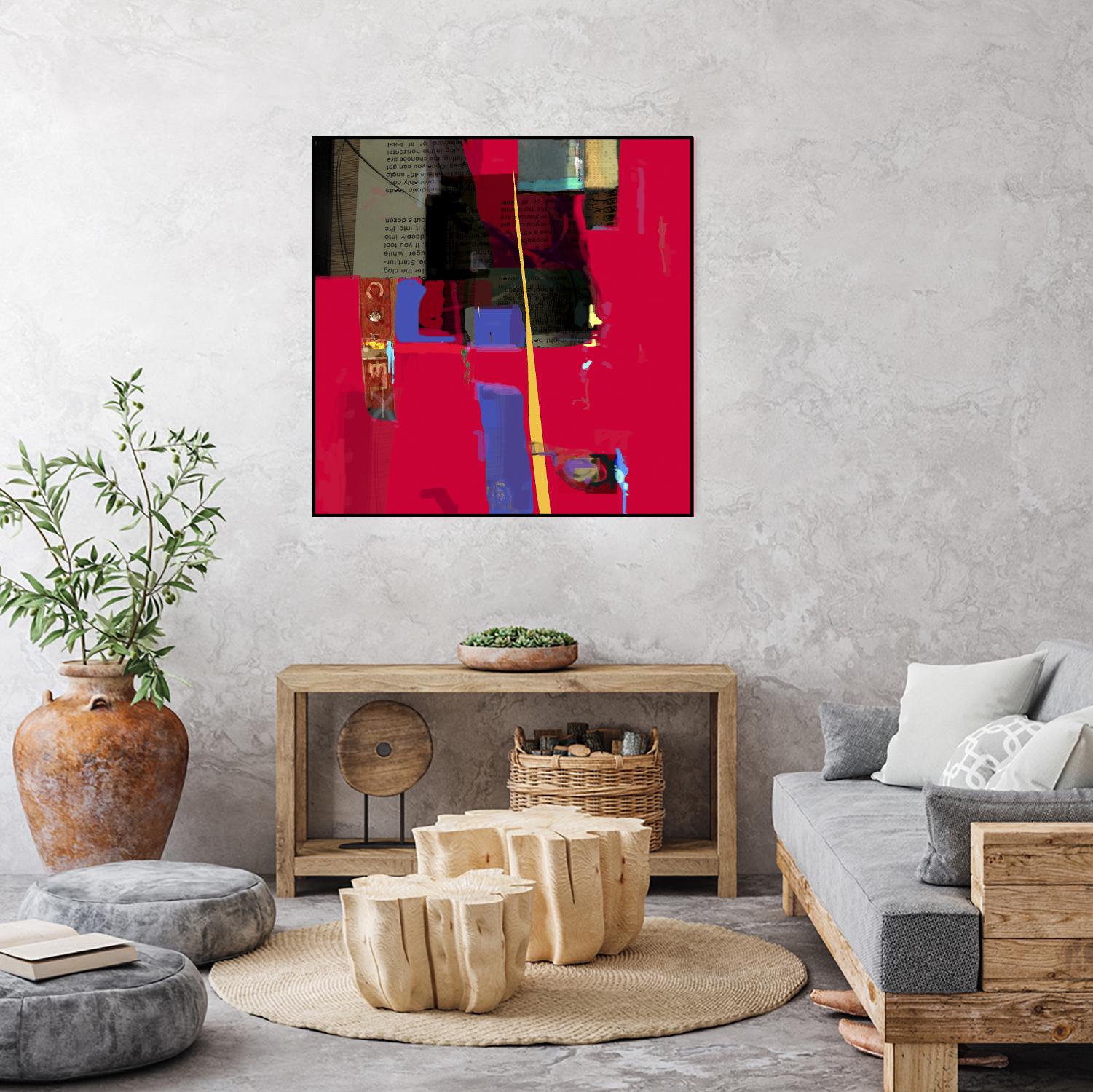 Memories II by Daniel Tollas on GIANT ART - purple abstract