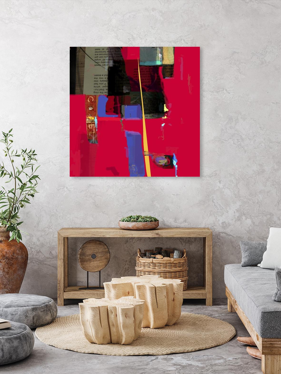 Memories II by Daniel Tollas on GIANT ART - purple abstract