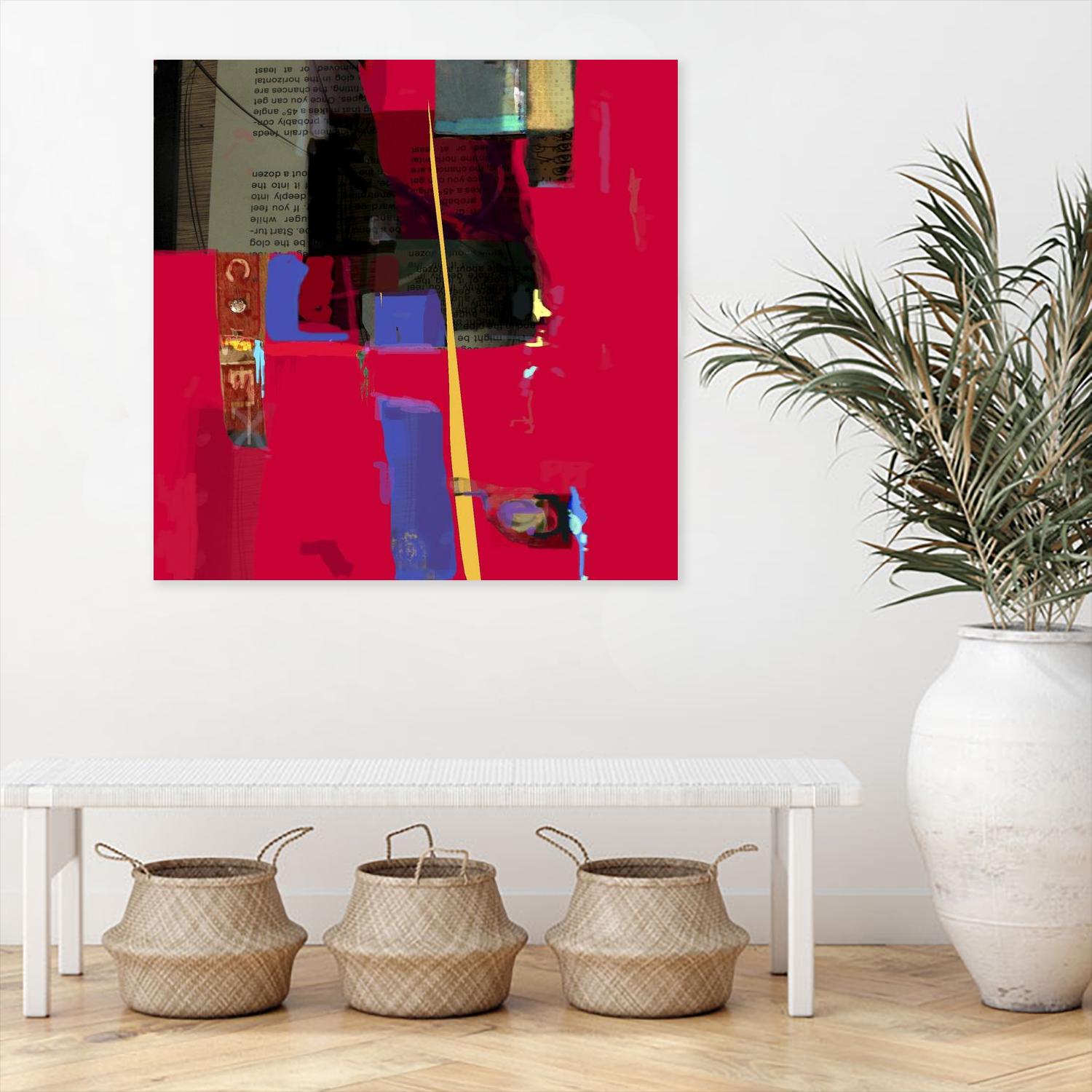 Memories II by Daniel Tollas on GIANT ART - purple abstract