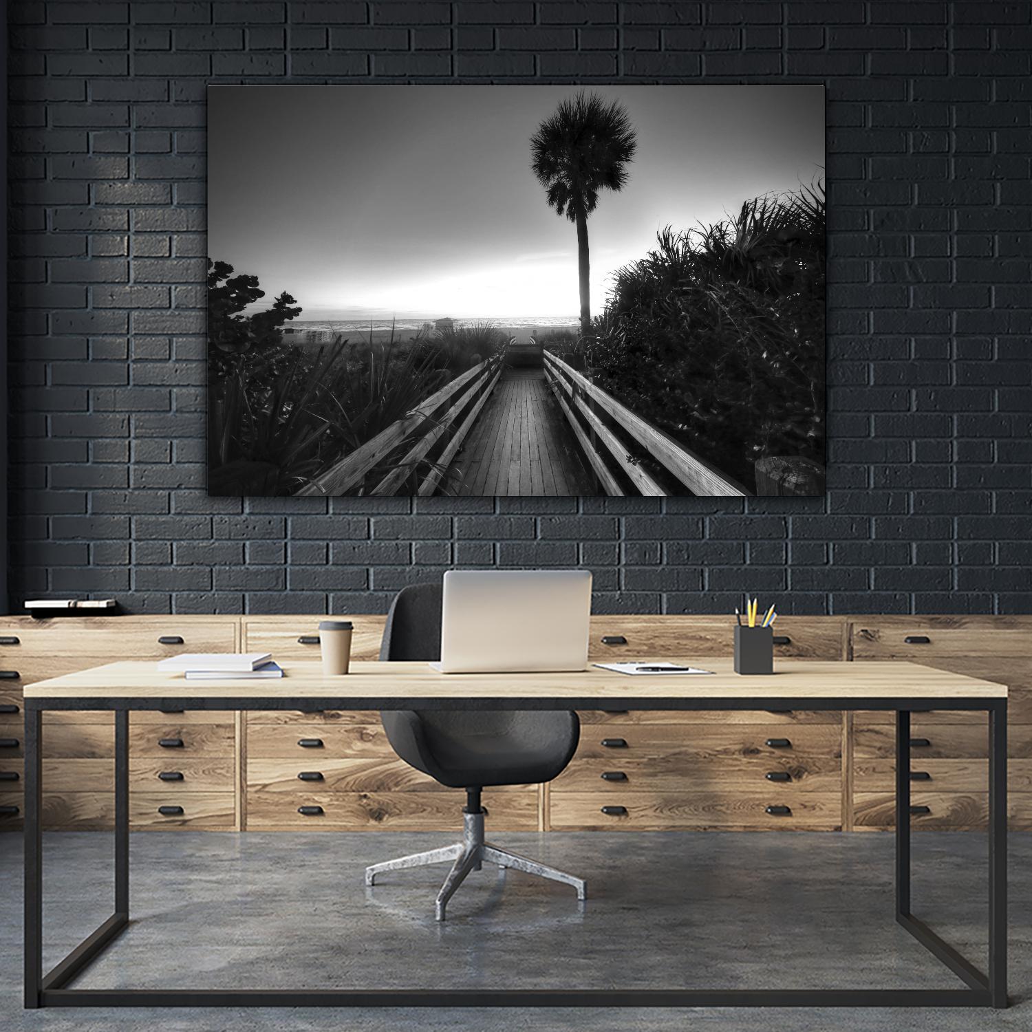 Beach Walk by Peter Dulis on GIANT ART - white tropical