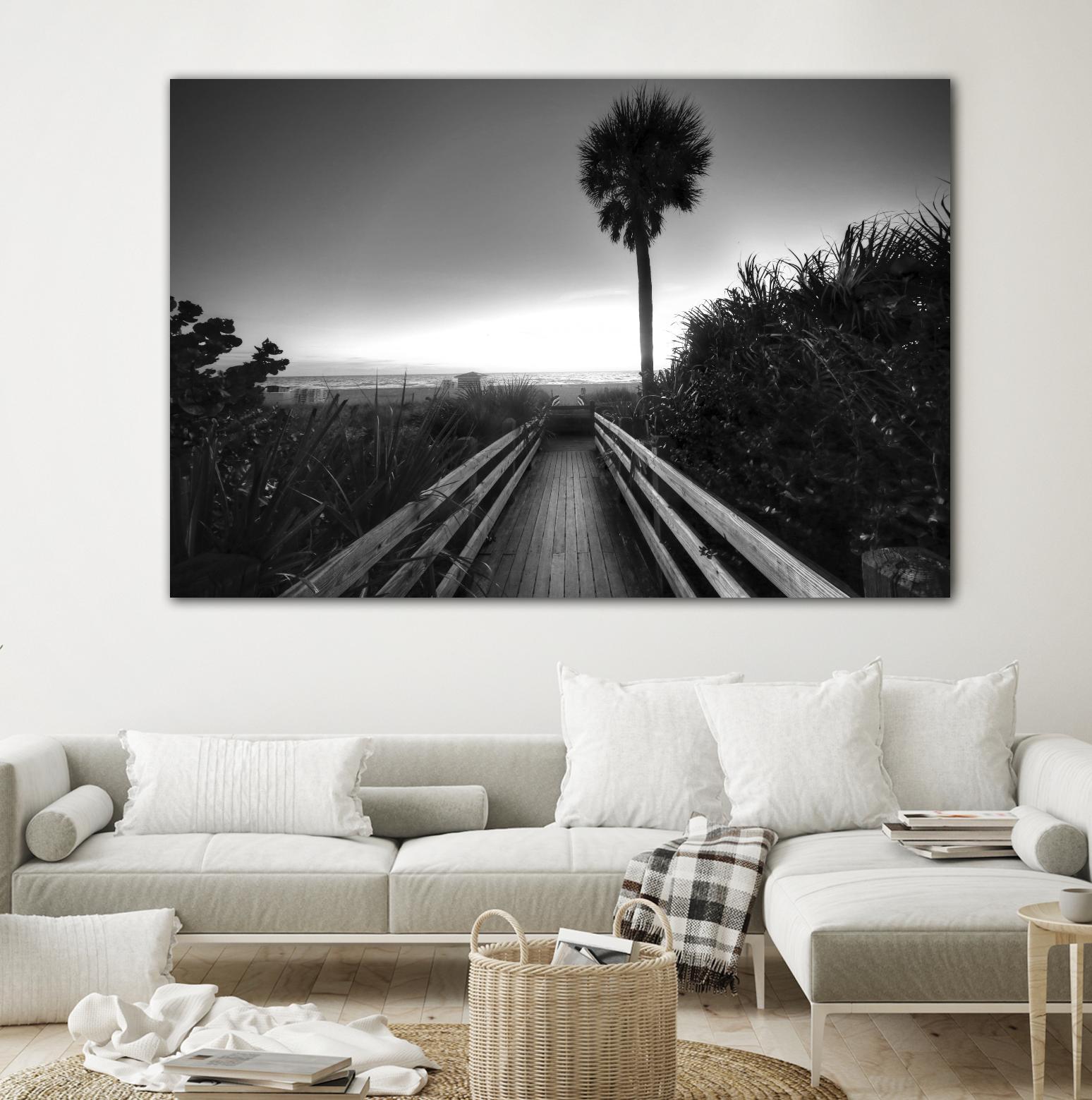 Beach Walk by Peter Dulis on GIANT ART - white tropical