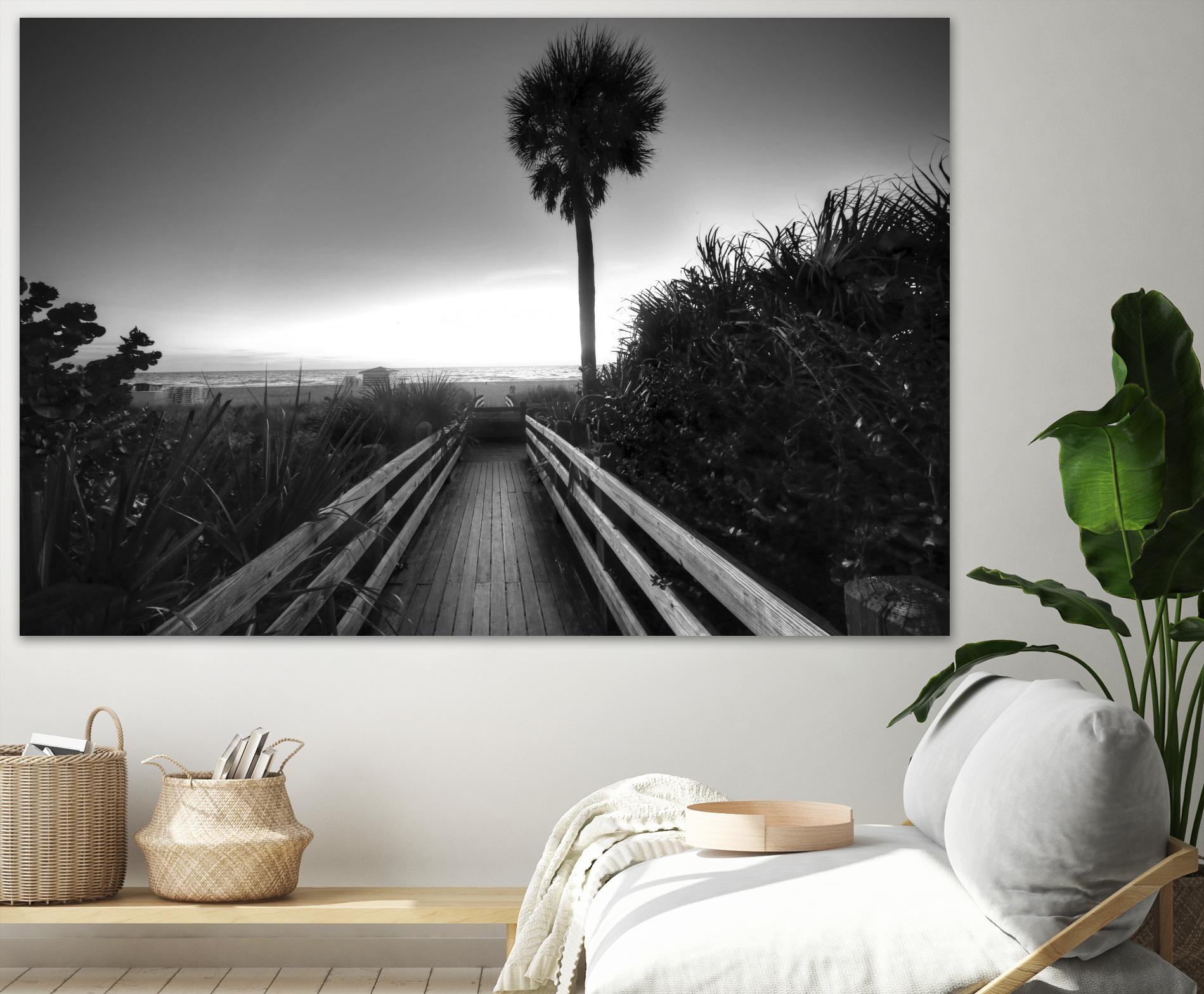 Beach Walk by Peter Dulis on GIANT ART - white tropical