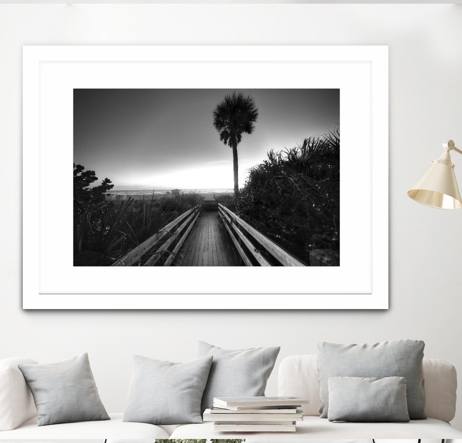Beach Walk by Peter Dulis on GIANT ART - white tropical