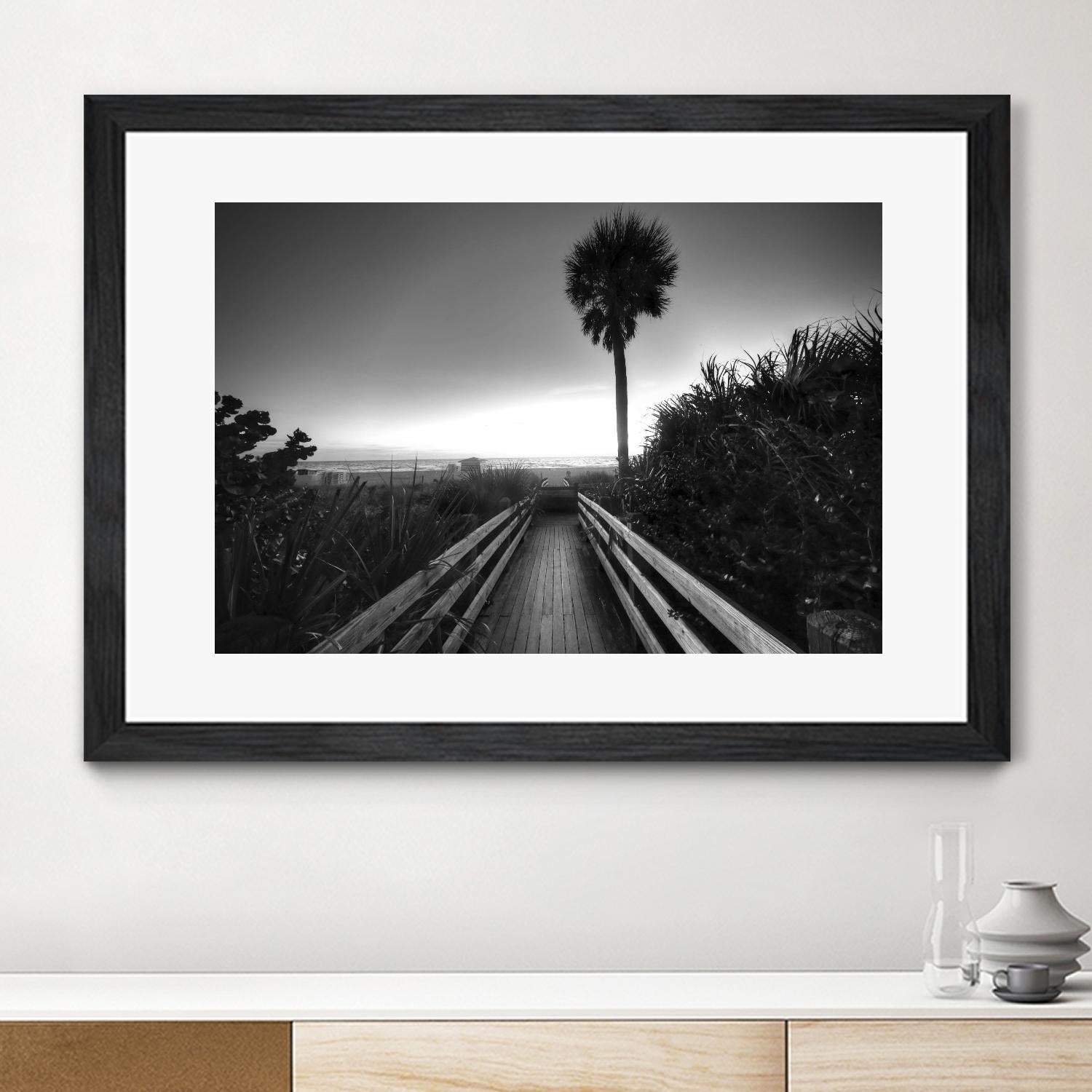Beach Walk by Peter Dulis on GIANT ART - white tropical