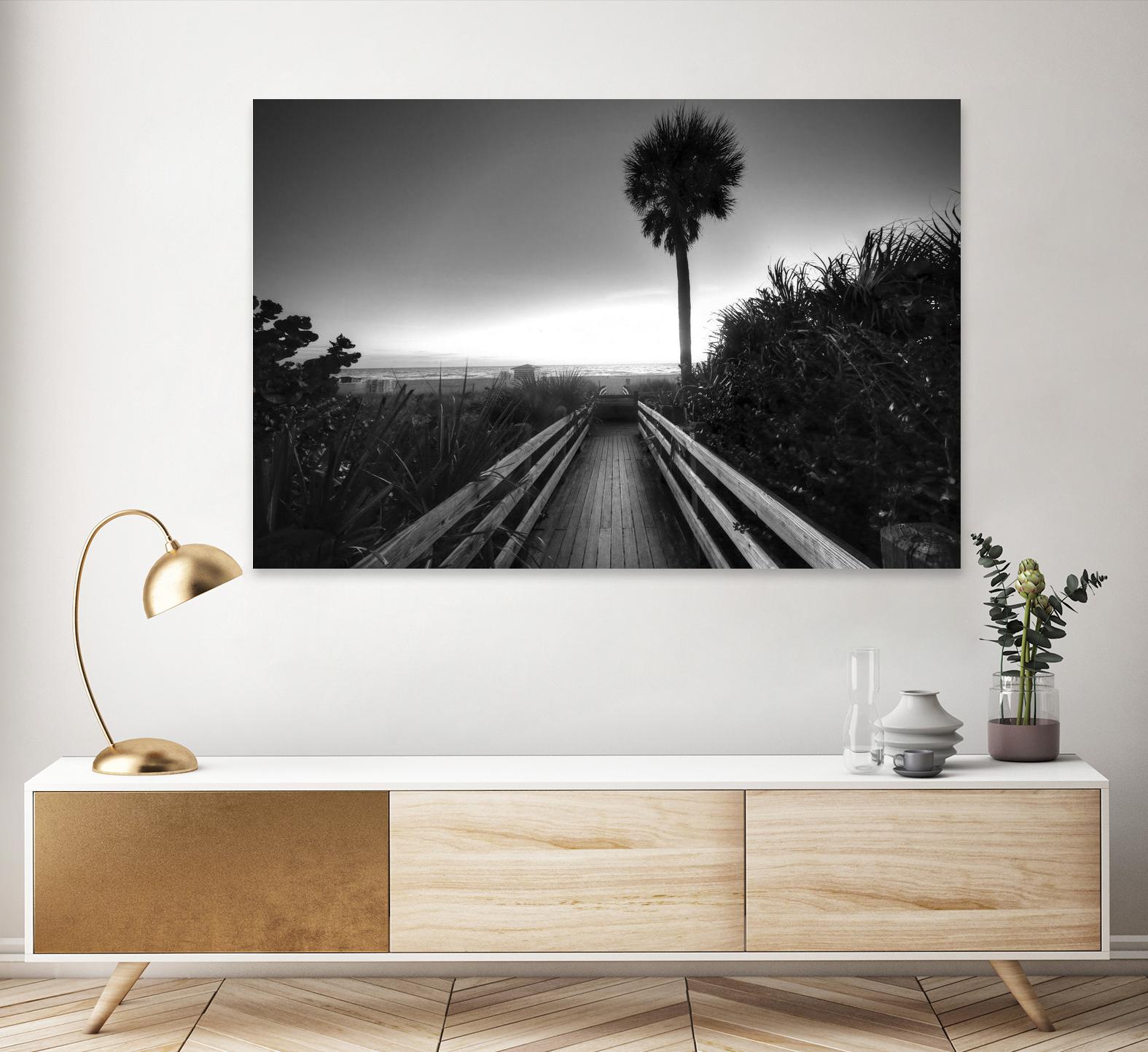 Beach Walk by Peter Dulis on GIANT ART - white tropical