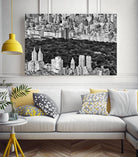 NYC Central Park by Daniel Stein on GIANT ART - white city scene