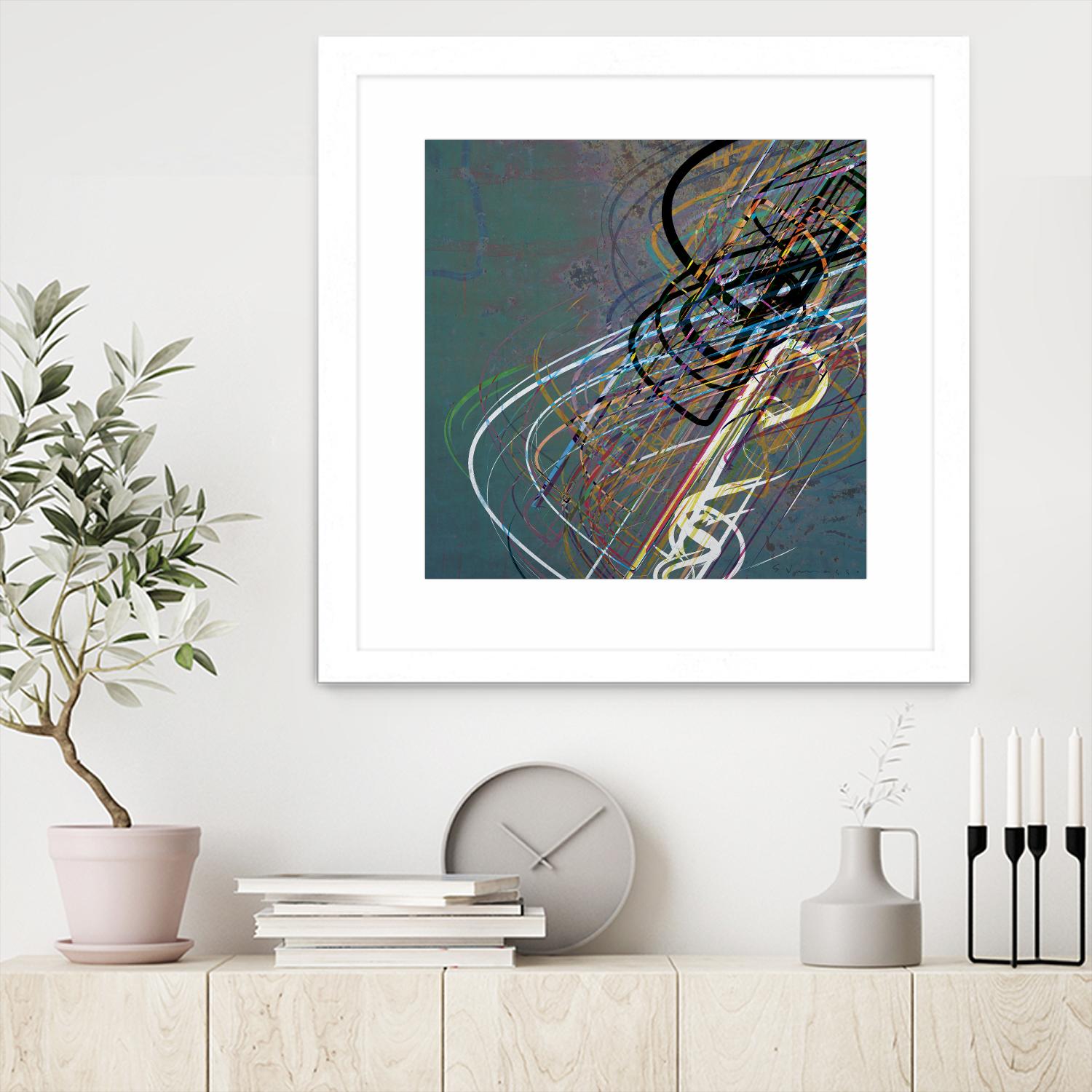 Electrical Currents I by Enrico Varrasso on GIANT ART - black abstract