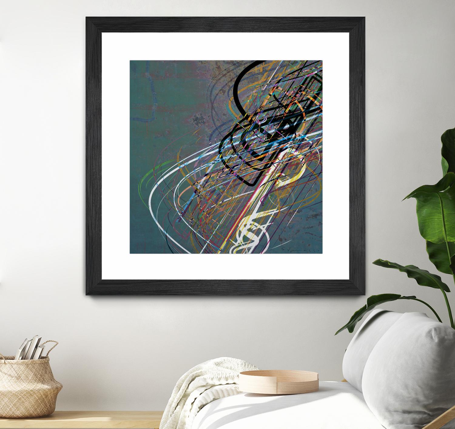 Electrical Currents I by Enrico Varrasso on GIANT ART - black abstract
