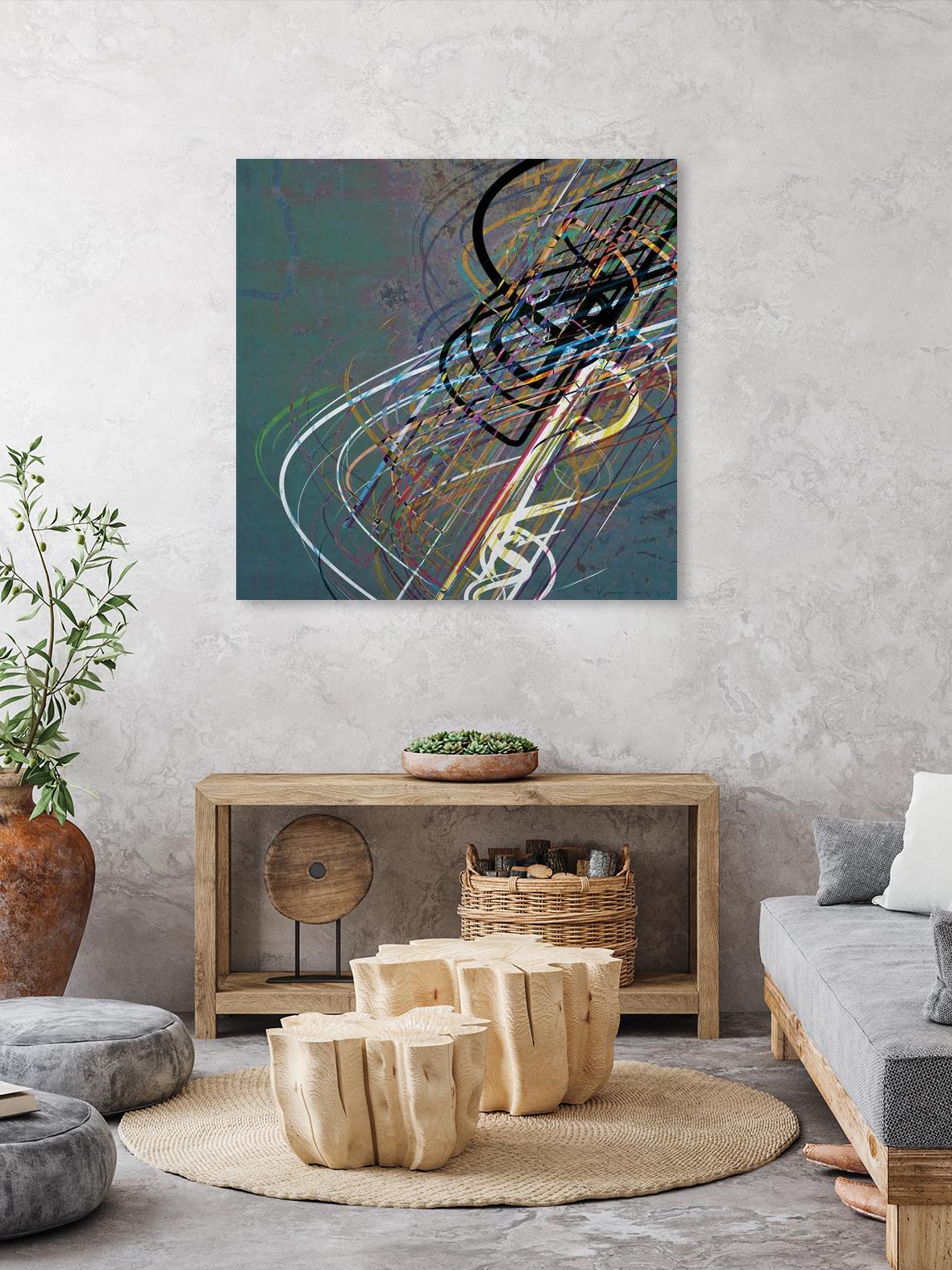 Electrical Currents I by Enrico Varrasso on GIANT ART - black abstract