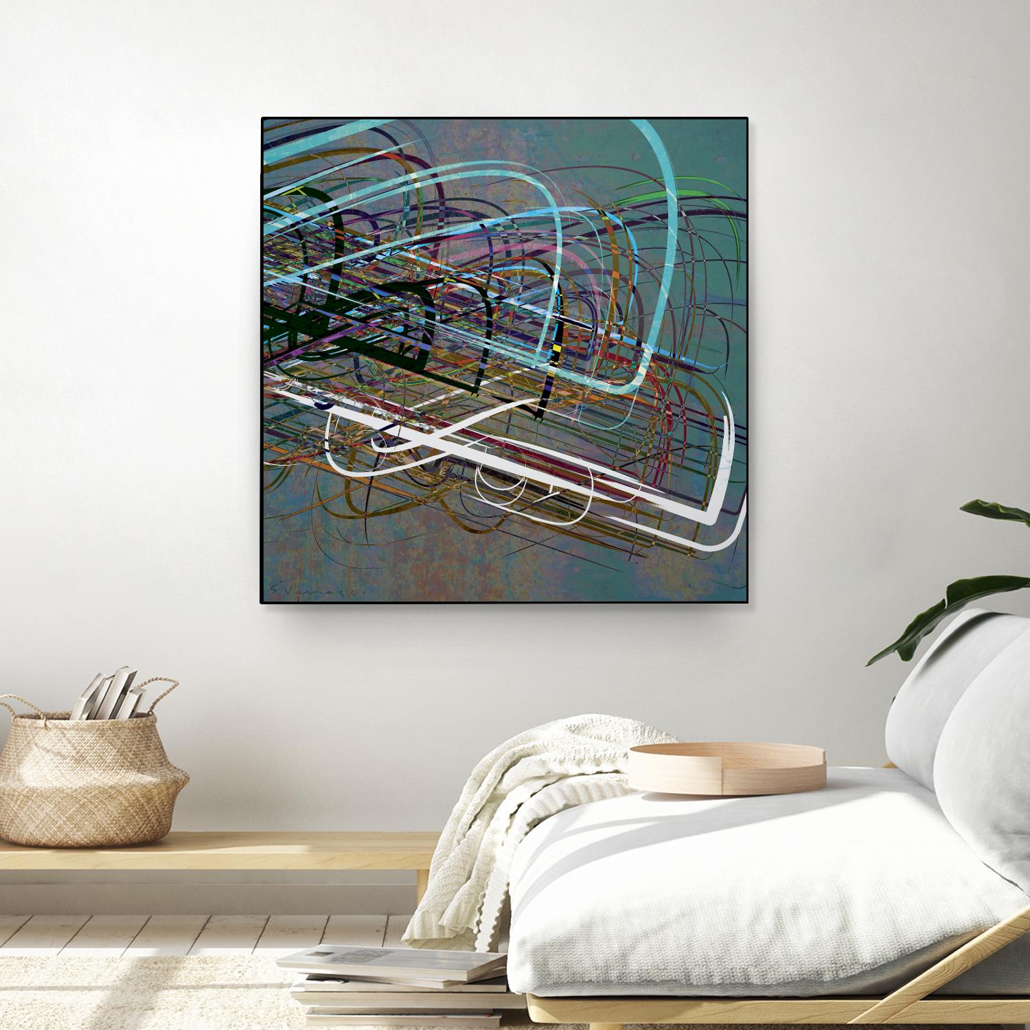 Electrical Currents III by Enrico Varrasso on GIANT ART - black abstract