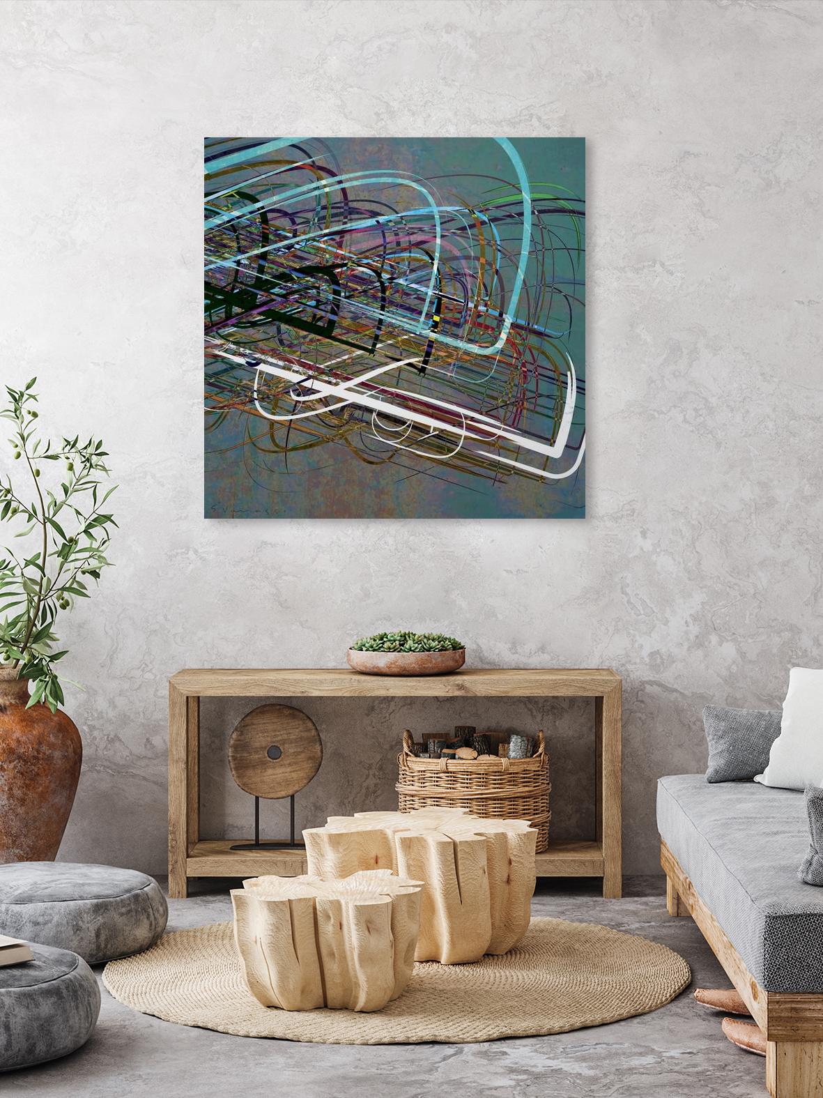 Electrical Currents III by Enrico Varrasso on GIANT ART - black abstract