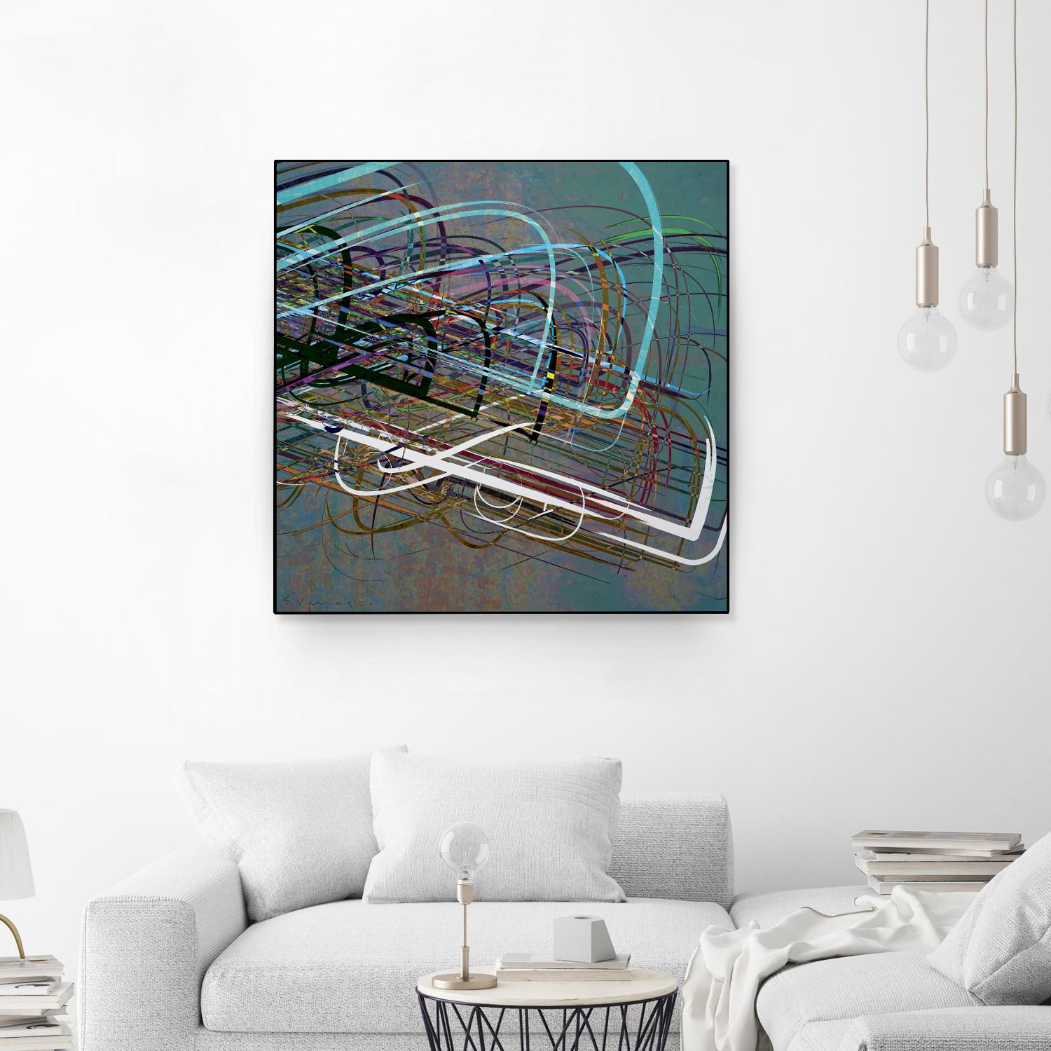 Electrical Currents III by Enrico Varrasso on GIANT ART - black abstract