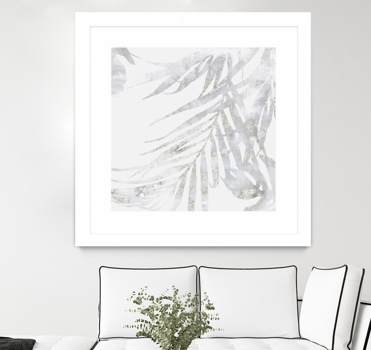 Faded Leaves II by Eva Watts on GIANT ART - grey botany