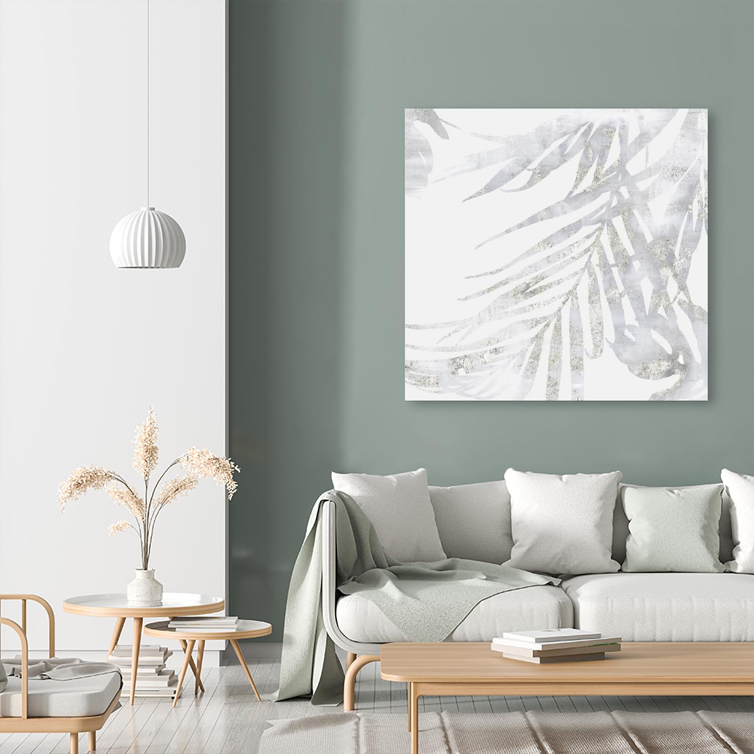 Faded Leaves II by Eva Watts on GIANT ART - grey botany