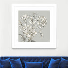 Botany I by Eva Watts on GIANT ART - beige floral