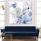 Light Floral II by Eva Watts on GIANT ART - blue floral