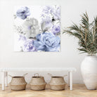 Light Floral II by Eva Watts on GIANT ART - blue floral