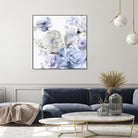 Light Floral II by Eva Watts on GIANT ART - blue floral