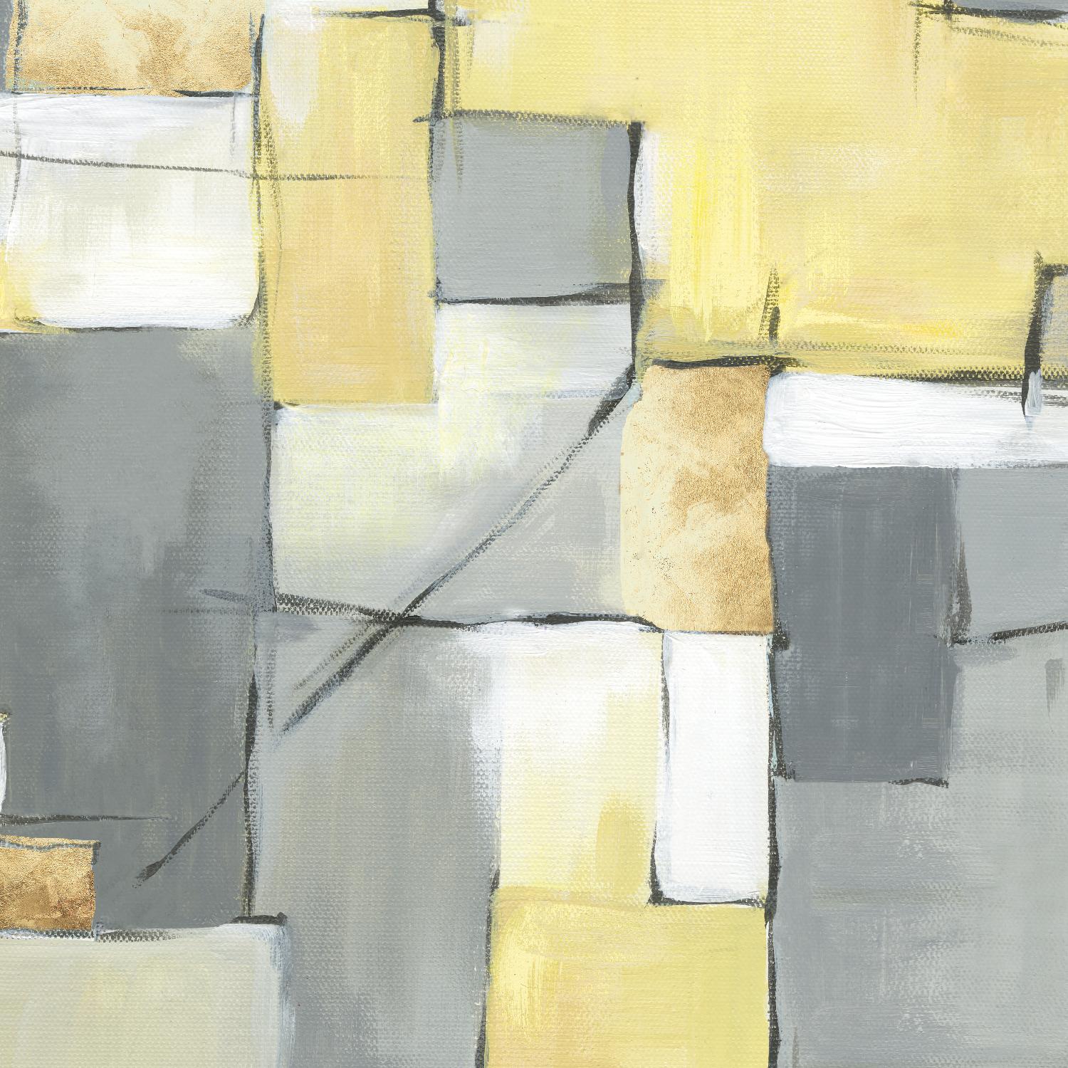 Golden Abstract by Eva Watts on GIANT ART - yellow abstract