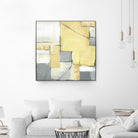 Golden Abstract II by Eva Watts on GIANT ART - white abstract