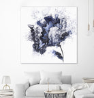 Exploding Leaf by Eva Watts on GIANT ART - white abstract
