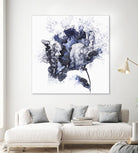 Exploding Leaf by Eva Watts on GIANT ART - white abstract
