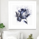 Exploding Leaf by Eva Watts on GIANT ART - white abstract