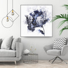 Exploding Leaf by Eva Watts on GIANT ART - white abstract