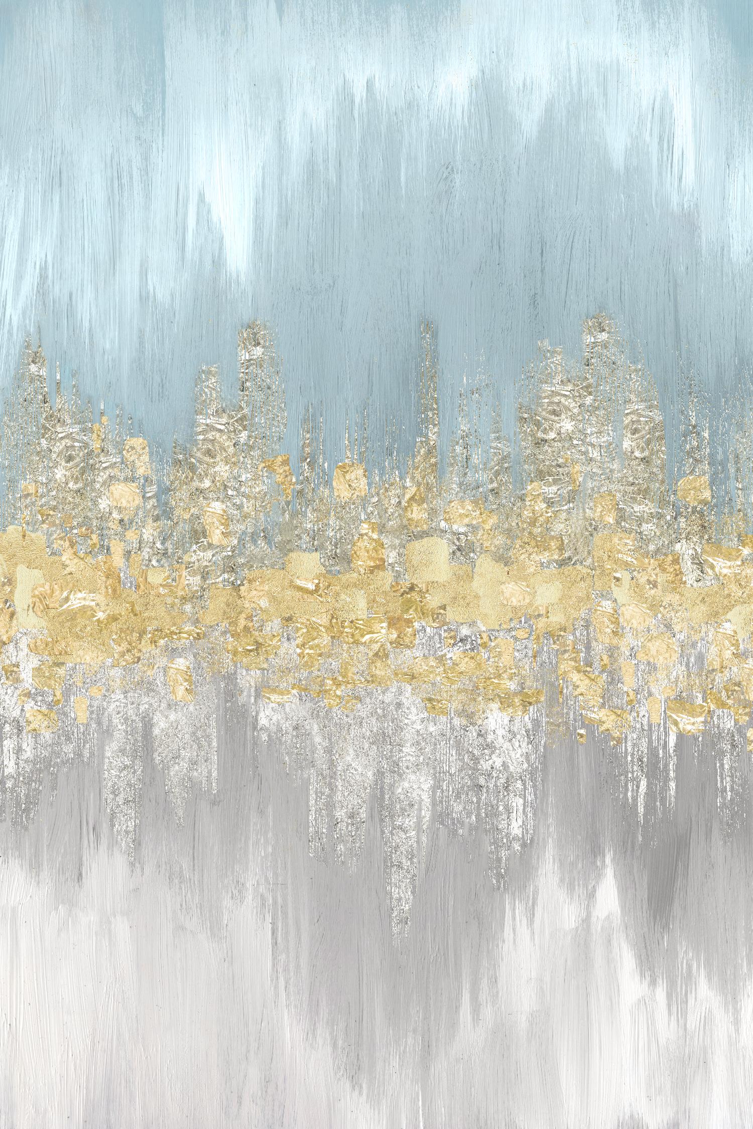 Neutral Wave Lenghts II by Eva Watts on GIANT ART - gold abstract