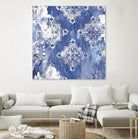 Blue Ex I by Eva Watts on GIANT ART - white abstract