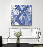 Blue Ex I by Eva Watts on GIANT ART - white abstract