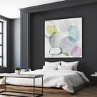 Around the Stone I by Eva Watts on GIANT ART - grey abstract