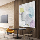 Around the Stone I by Eva Watts on GIANT ART - grey abstract