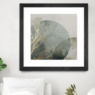 Mid Night I by Eva Watts on GIANT ART - gold trees