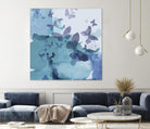 Drift I by Eva Watts on GIANT ART - cyan wildlife