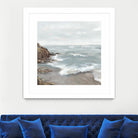 Beautiful Bay by Eva Watts on GIANT ART - blue abstract vacation