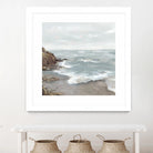 Beautiful Bay by Eva Watts on GIANT ART - blue abstract vacation