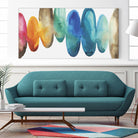 Here We Go by Eva Watts on GIANT ART - blue abstract