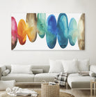 Here We Go by Eva Watts on GIANT ART - blue abstract