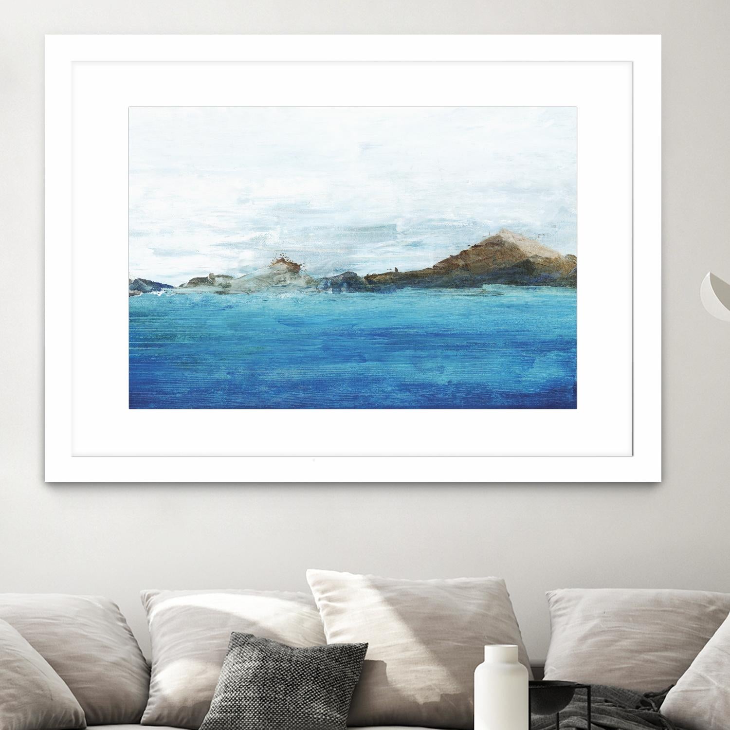Coastal Views by Isabelle Z on GIANT ART - white landscape