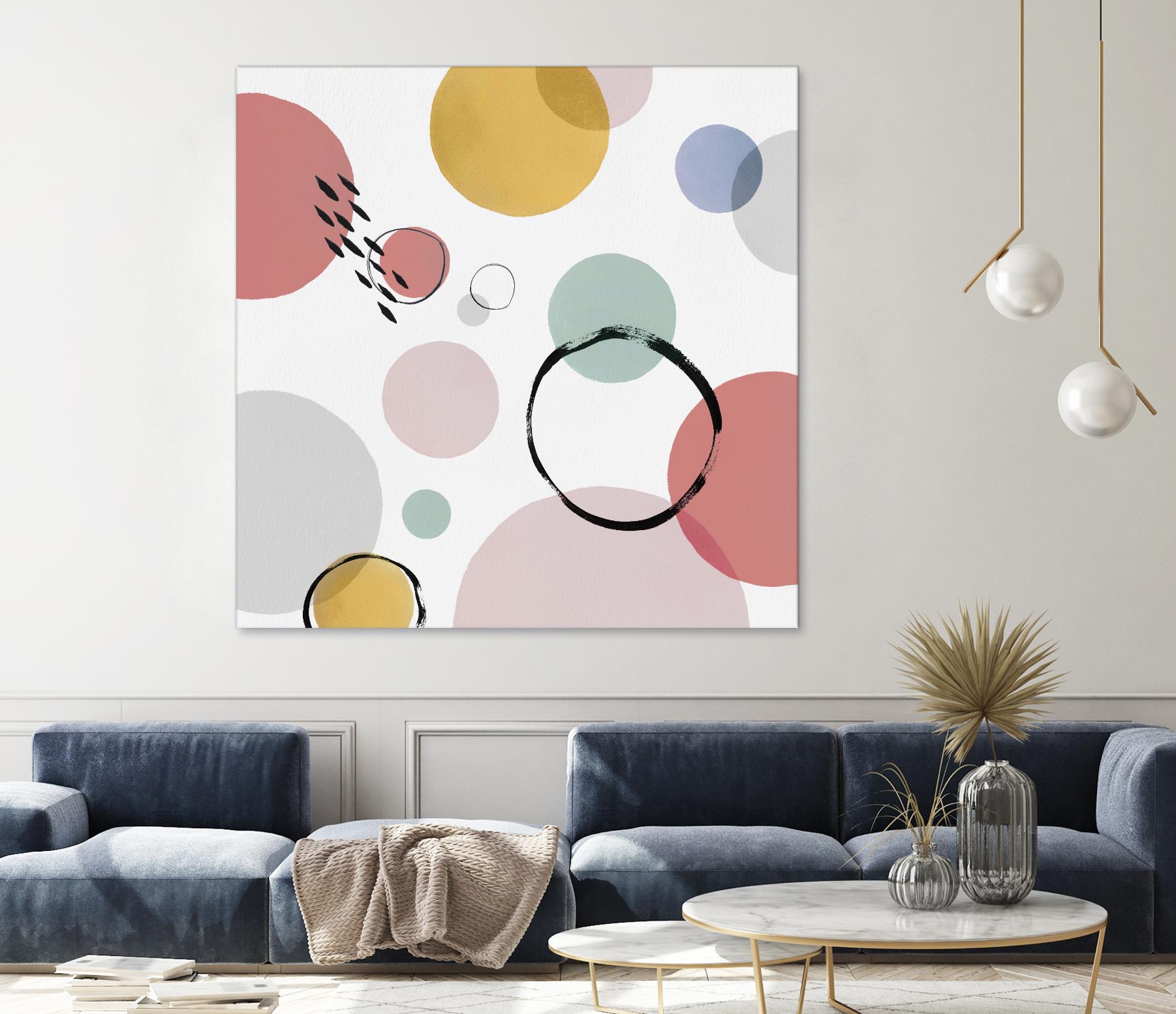 Colour Motion I by Isabelle Z on GIANT ART - red abstract
